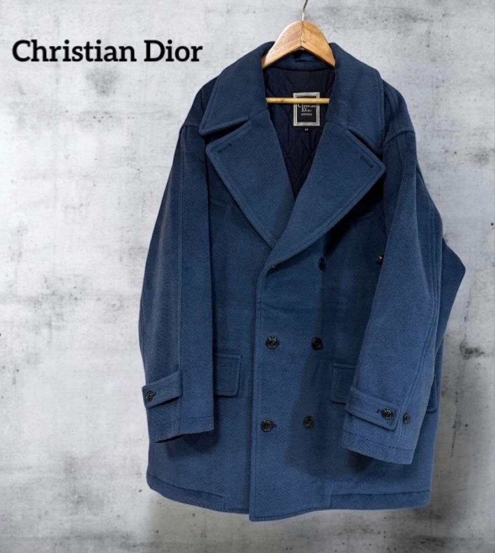 Christian Dior MONSIEUR ウールPコート ネイビー M