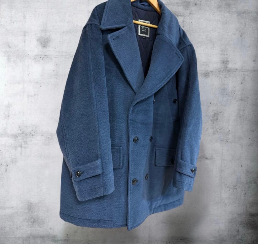 Christian Dior MONSIEUR ウールPコート ネイビー M