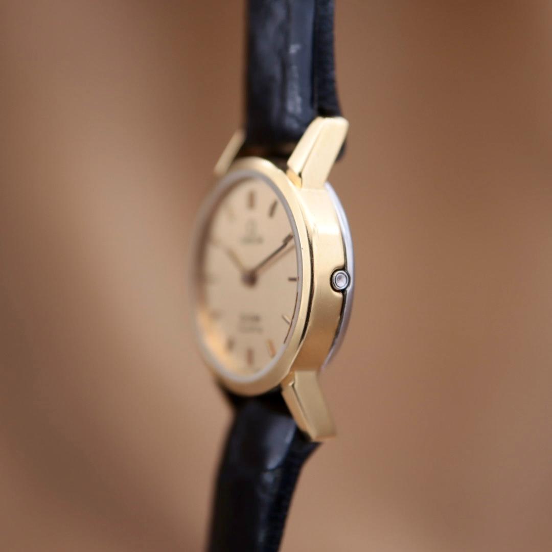 OMEGA オメガ De Ville デ・ヴィル 1387 ゴールド ラウンド