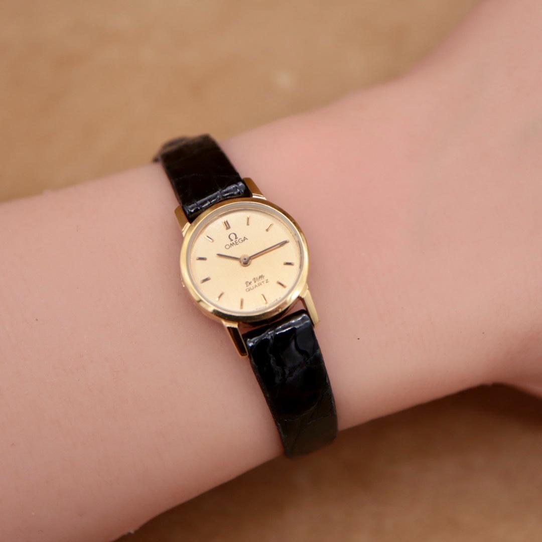 OMEGA オメガ De Ville デ・ヴィル 1387 ゴールド ラウンド