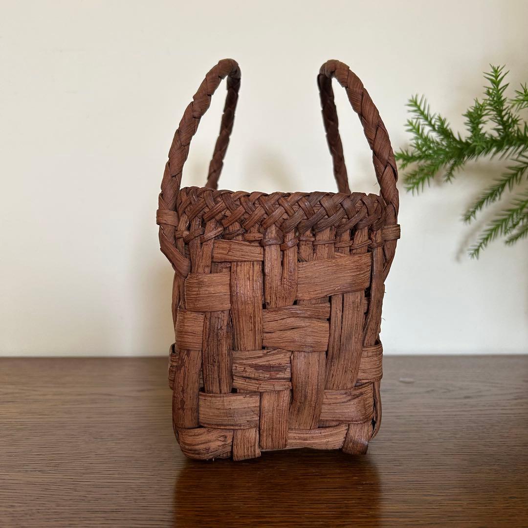 国産山葡萄のかごバッグ＊鎌倉発