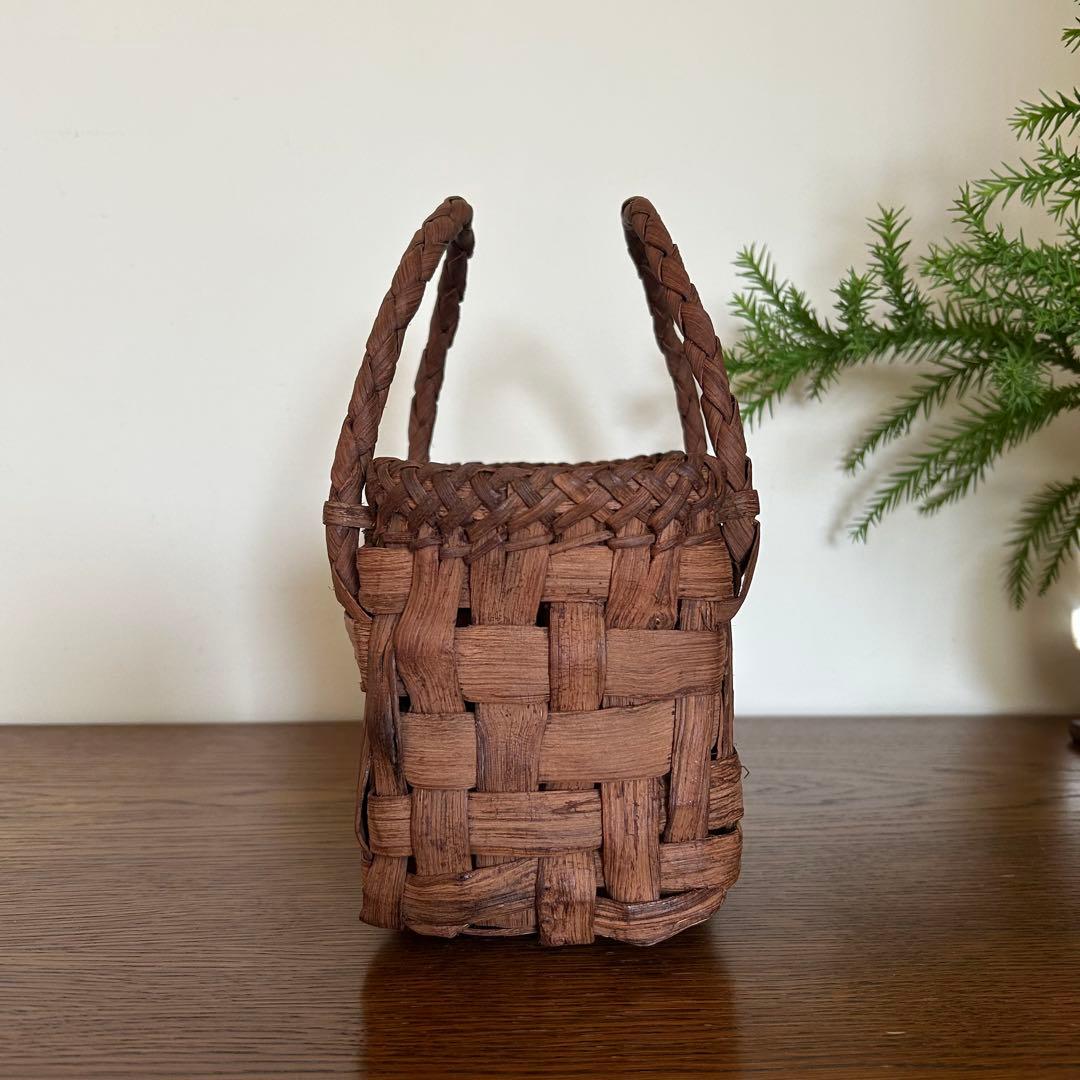 国産山葡萄のかごバッグ＊鎌倉発