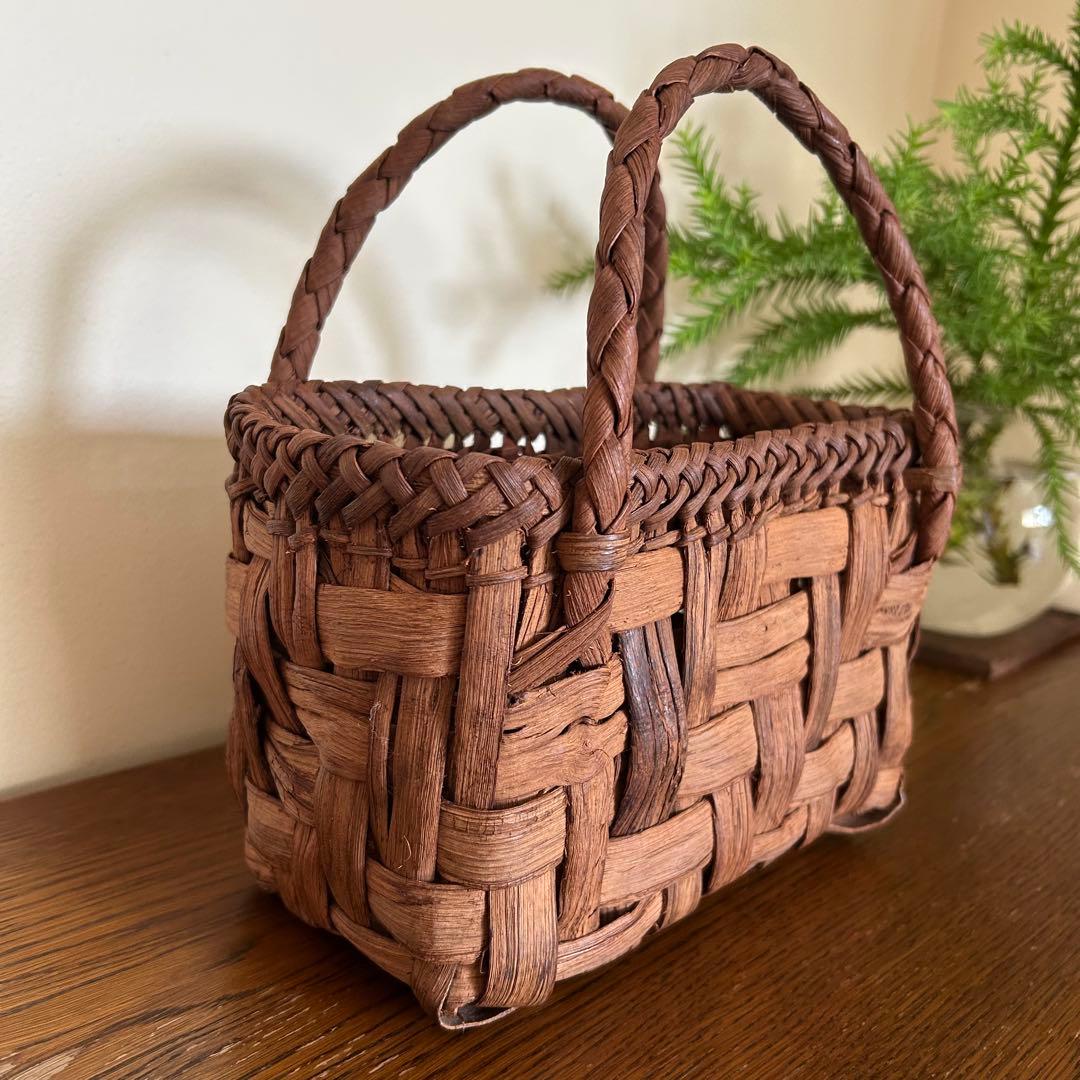 国産山葡萄のかごバッグ＊鎌倉発