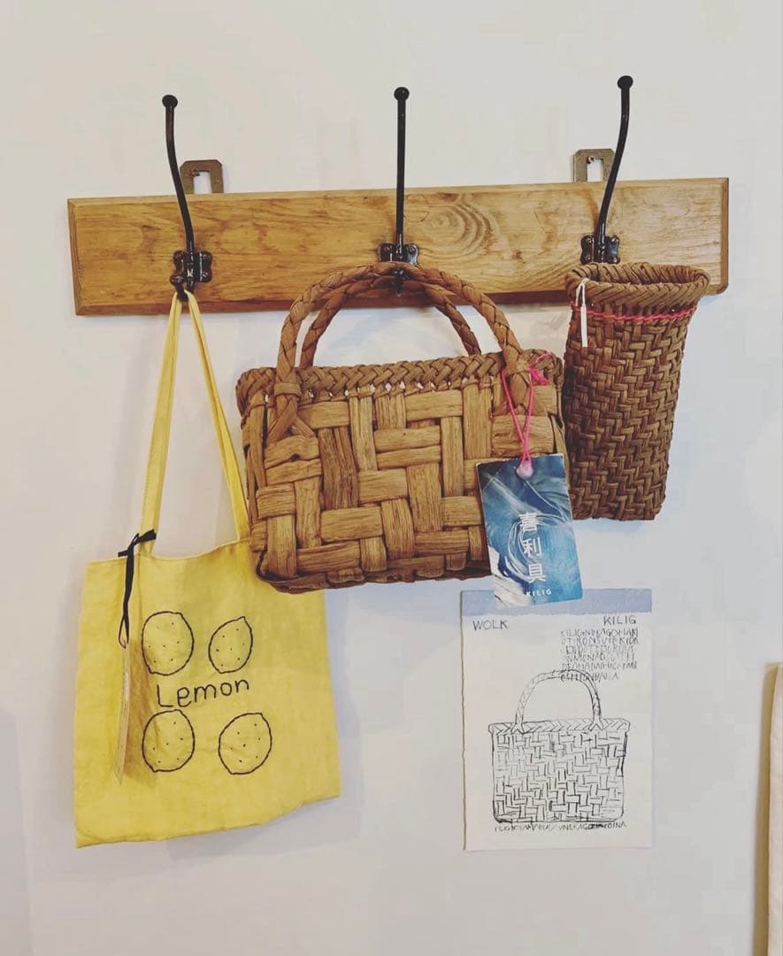 国産山葡萄のかごバッグ＊鎌倉発