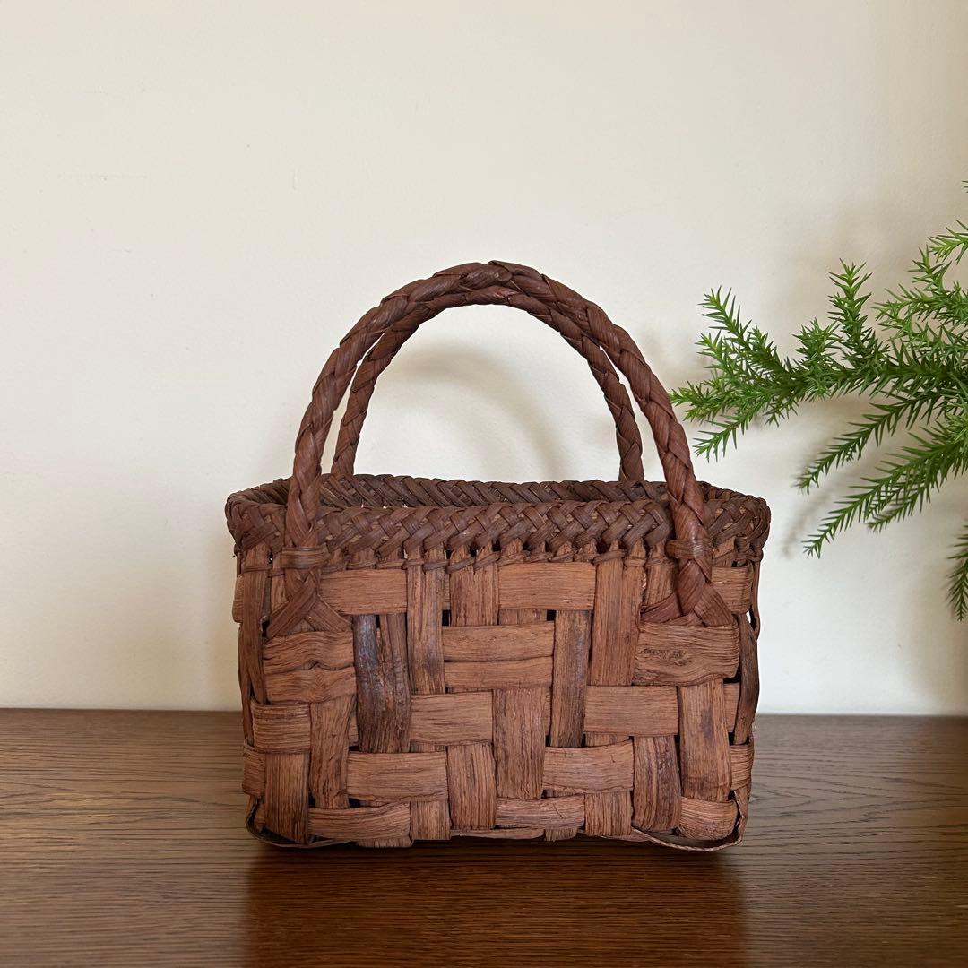 国産山葡萄のかごバッグ＊鎌倉発