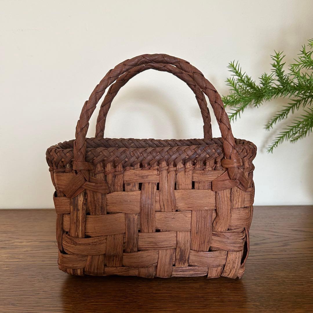 国産山葡萄のかごバッグ＊鎌倉発