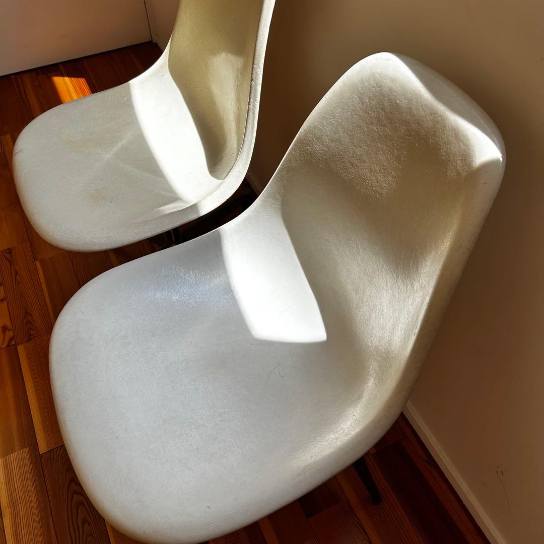 イームズ ハーマンミラー ドゥエルベース サイドシェルチェア セカンド