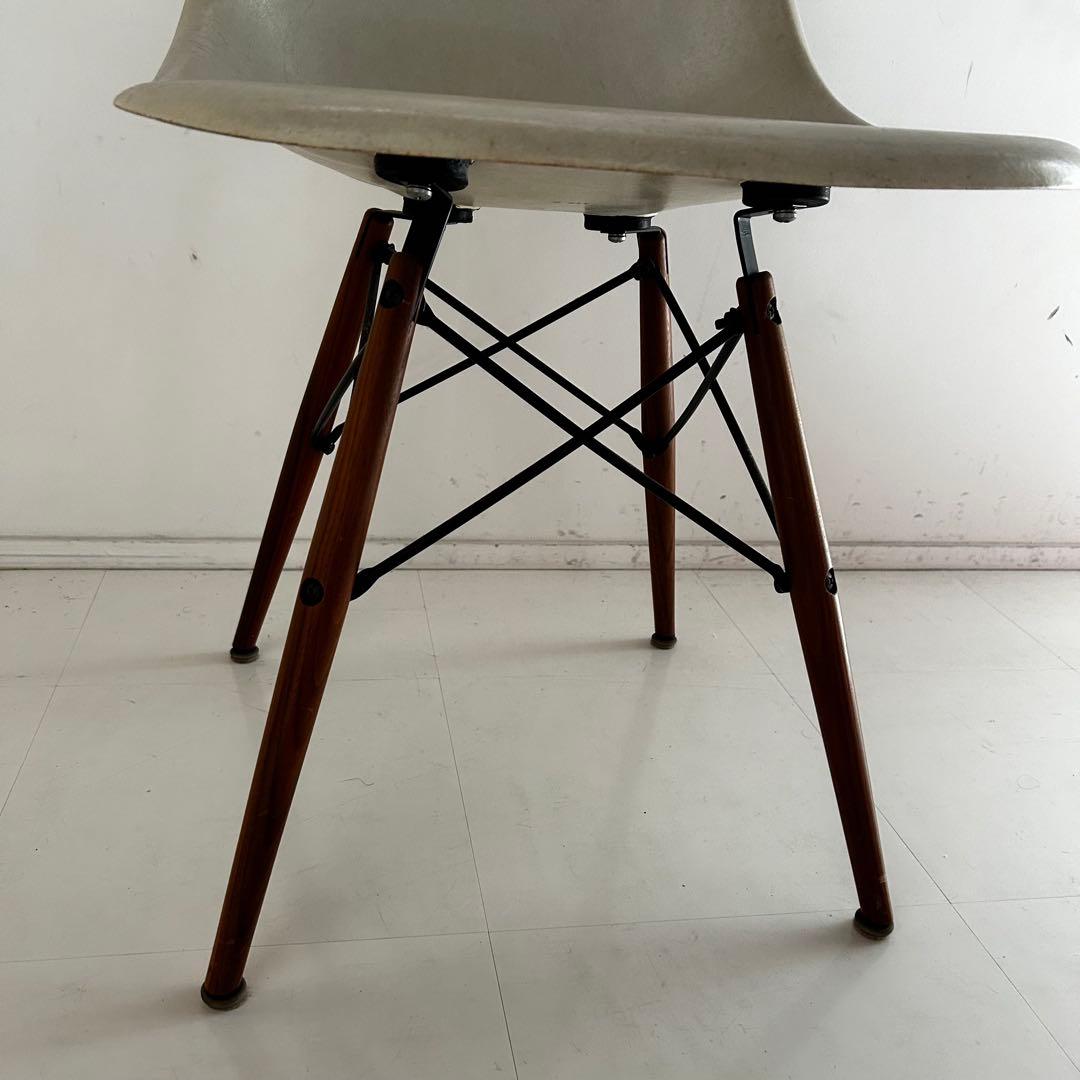 イームズ ハーマンミラー ドゥエルベース サイドシェルチェア セカンド