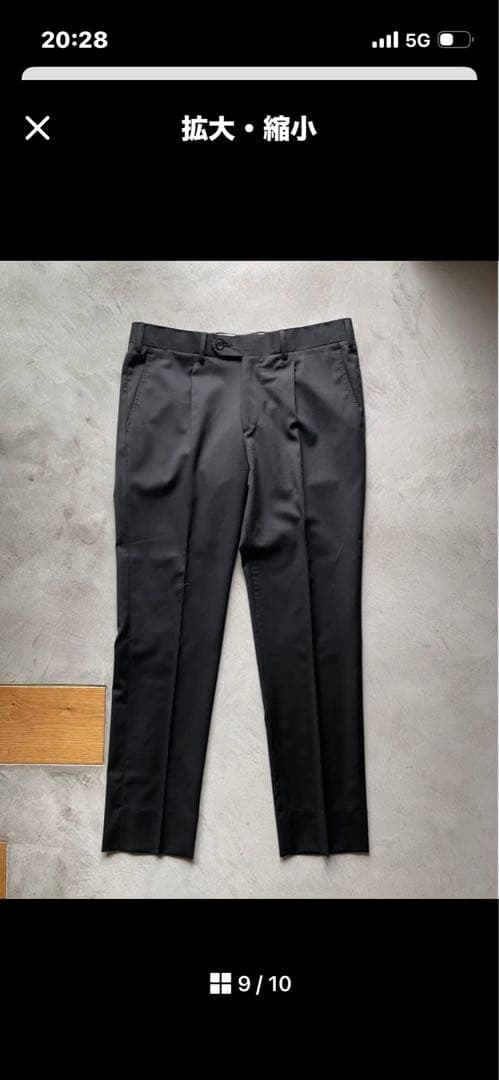 ルイジボレッリ BORRELIのブラックスーツ サイズ50