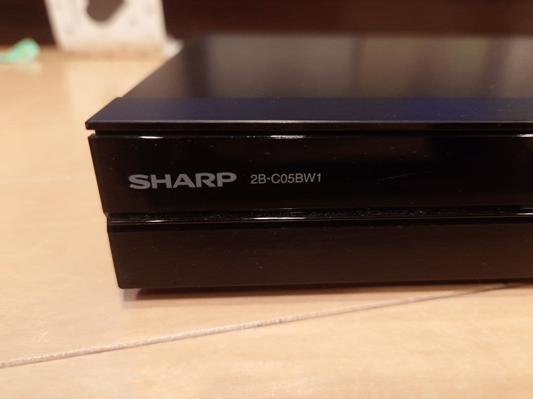 SHARP ブルーレイディスクレコーダー 2B-C05BW1 美品