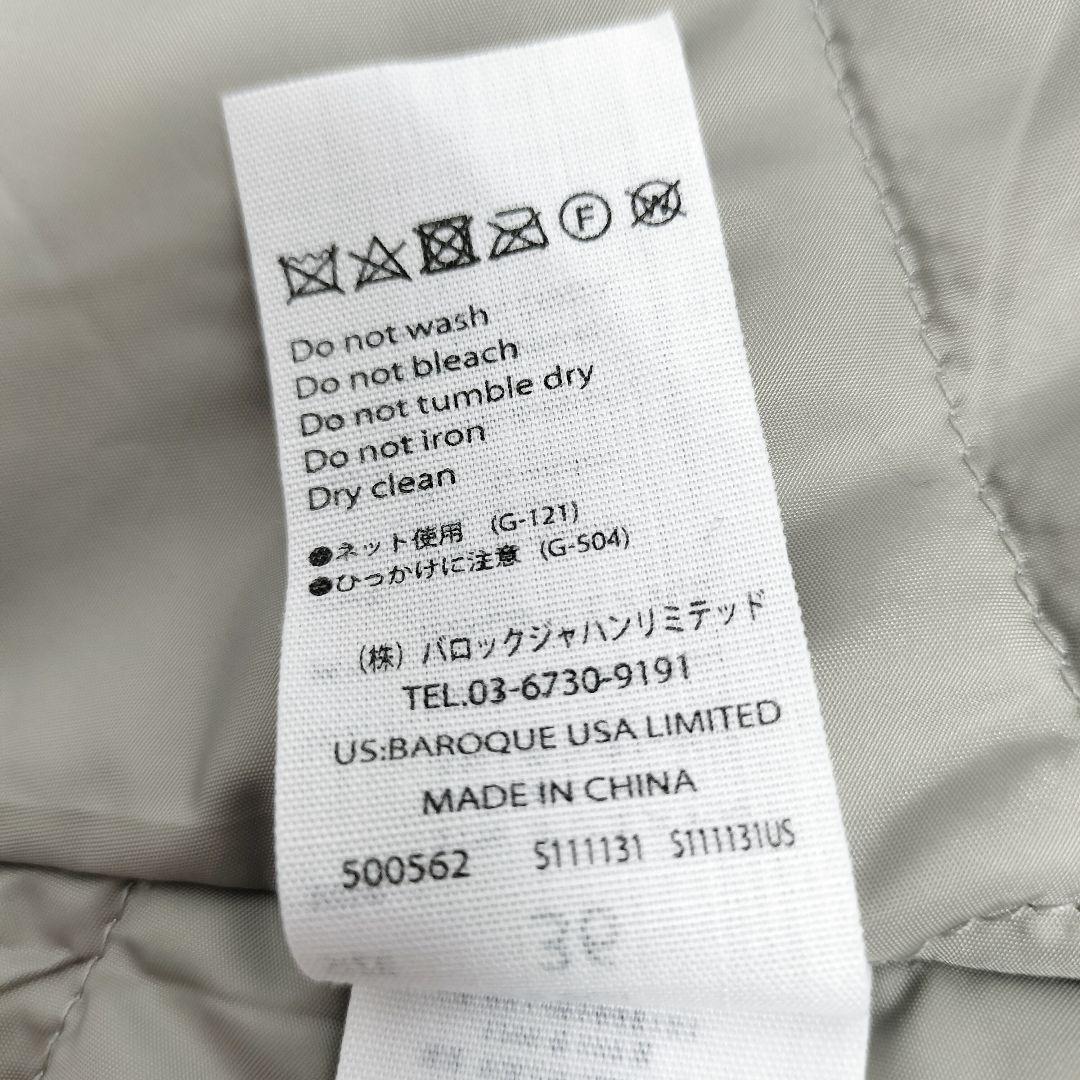 エンフォルド ケープコート ノーカラー 中綿キルティング ポンチョ ジャケット