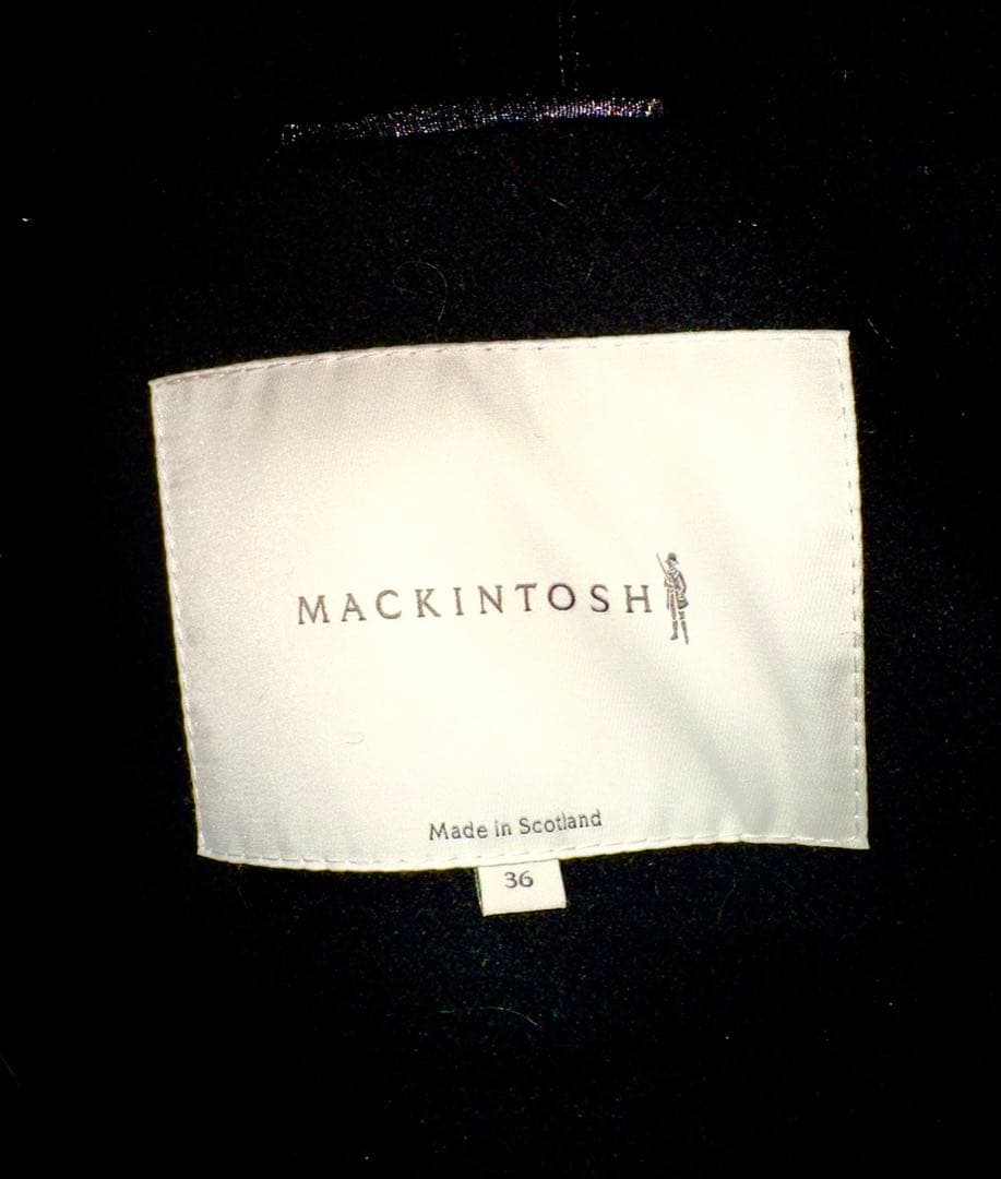 MACKINTOSH ブラック ダッフルコート 36