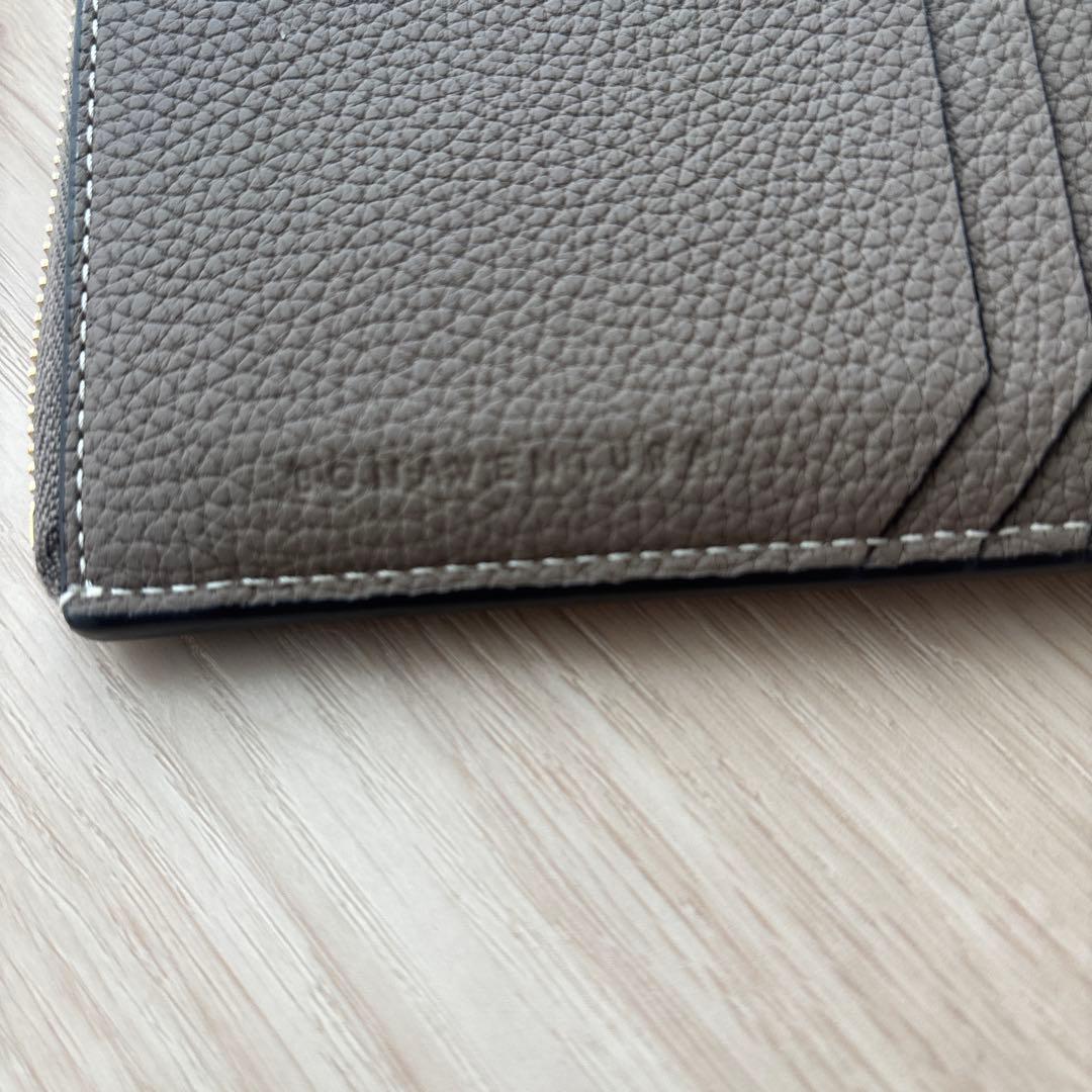 ボナベンチュラ エンベロープ ミニウォレット エトープ ベージュ ミニ財布