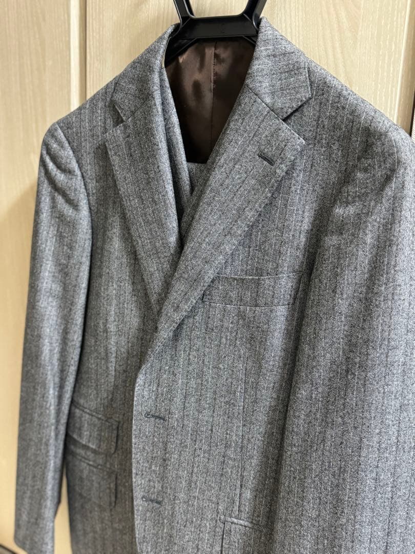 ユニバーサルランゲージ　カノニコ　フランネル3Pスーツ