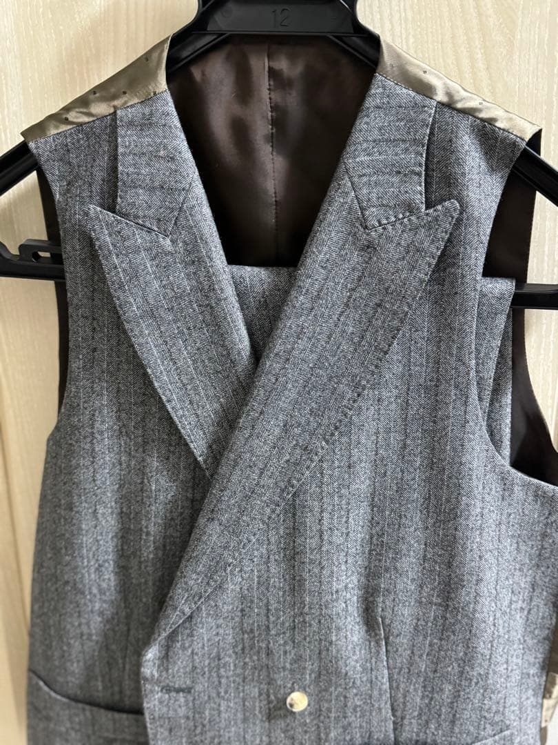 ユニバーサルランゲージ　カノニコ　フランネル3Pスーツ