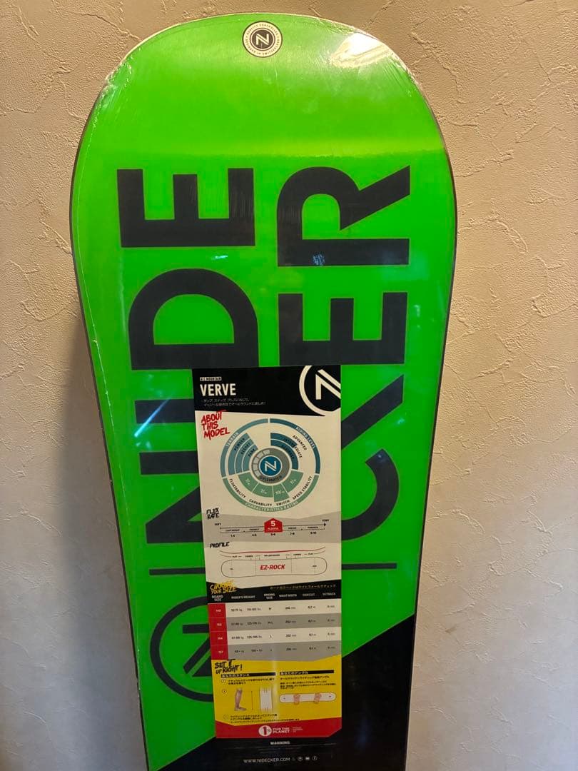 NIDECKER「VERVE JAPAN LTD」 新品未使用 152cm
