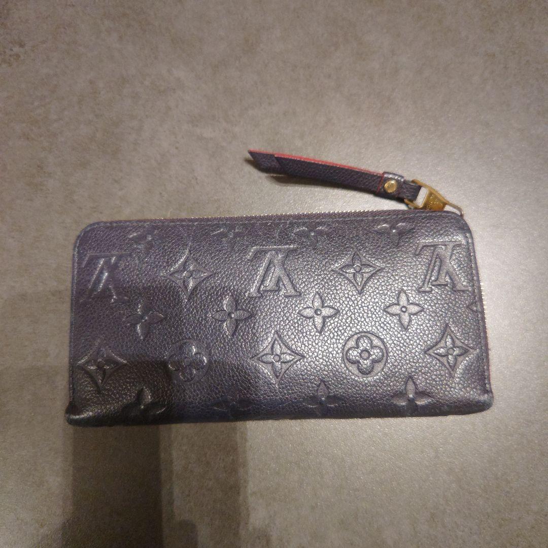 ヴィトン　長財布　ジッピーウォレット　アンプラント　マリーヌ　ルージュ