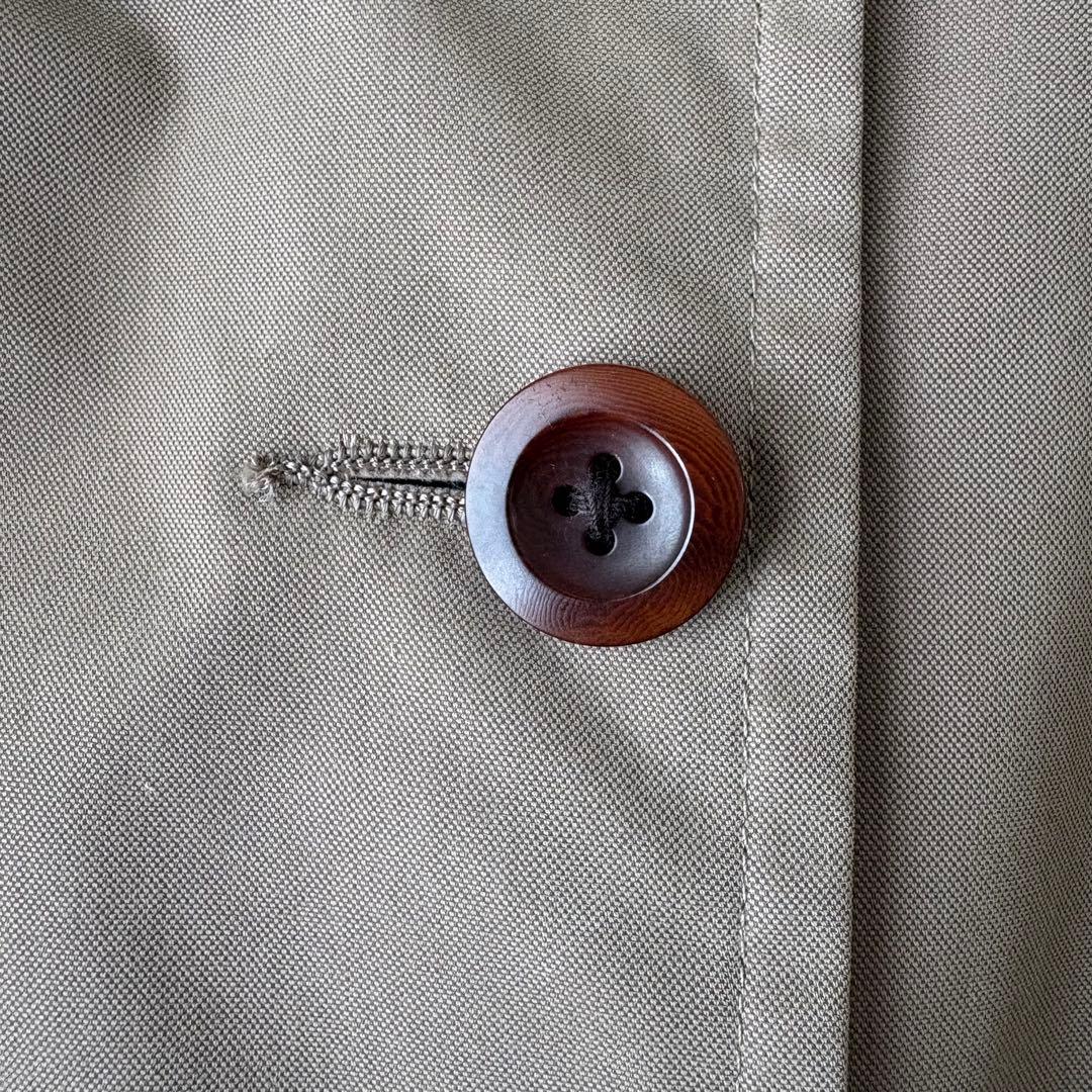 美品✨《MHL.》近年 ダウンライナー付 ステンカラーコート カーキ XL