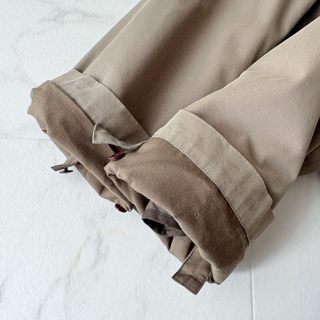 美品✨《MHL.》近年 ダウンライナー付 ステンカラーコート カーキ XL