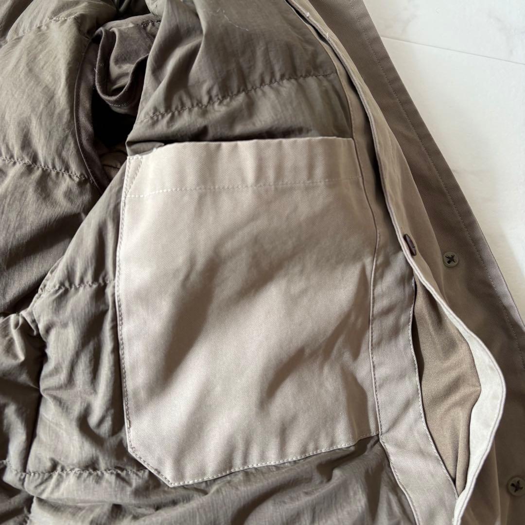 美品✨《MHL.》近年 ダウンライナー付 ステンカラーコート カーキ XL