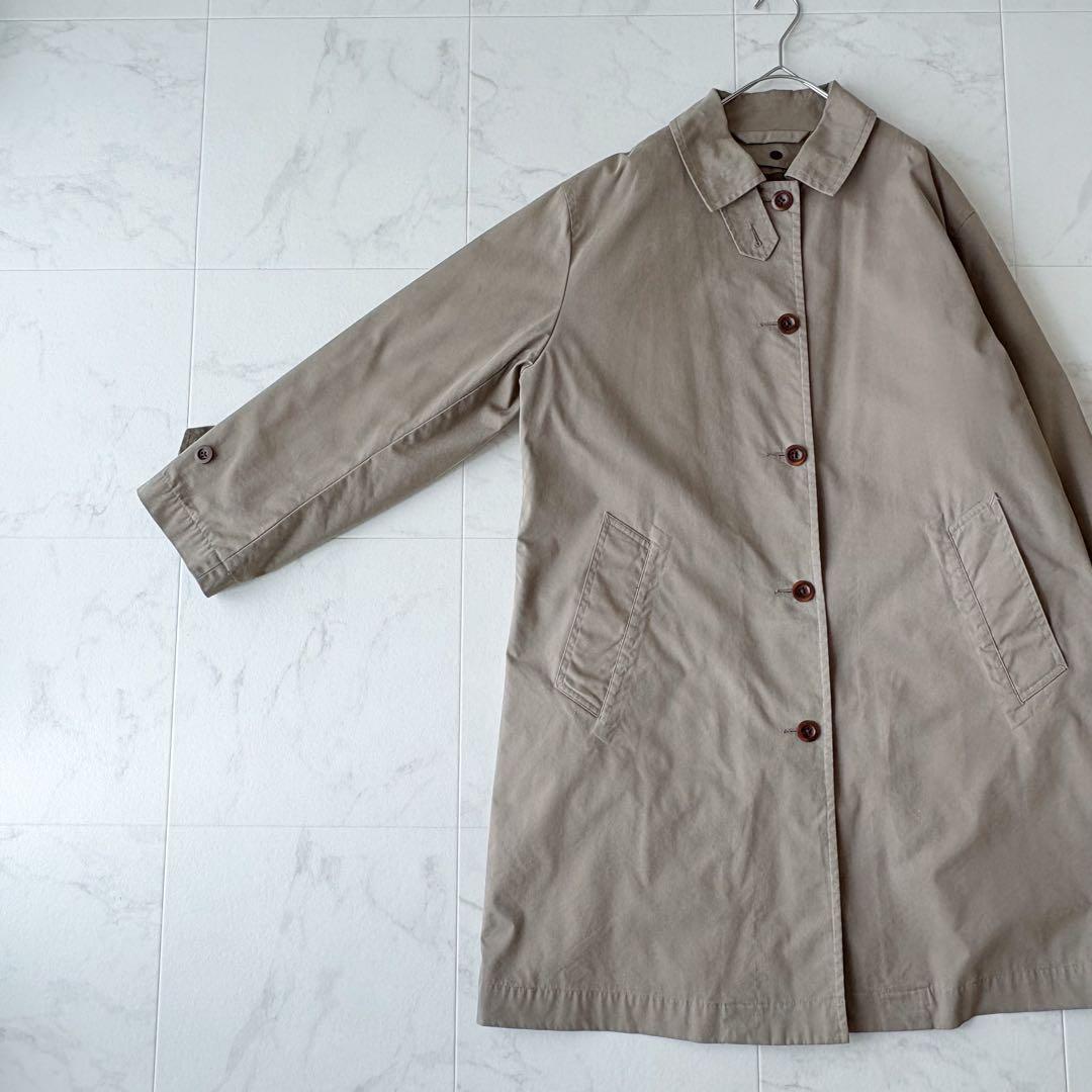 美品✨《MHL.》近年 ダウンライナー付 ステンカラーコート カーキ XL