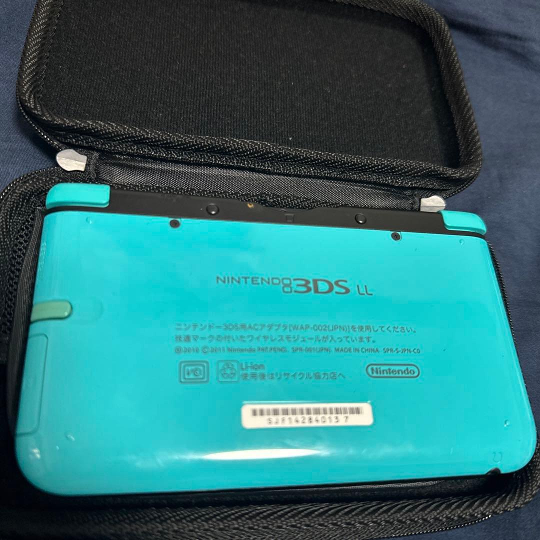 偽トロキャプチャー3DS LL ターコイズ×ブラック