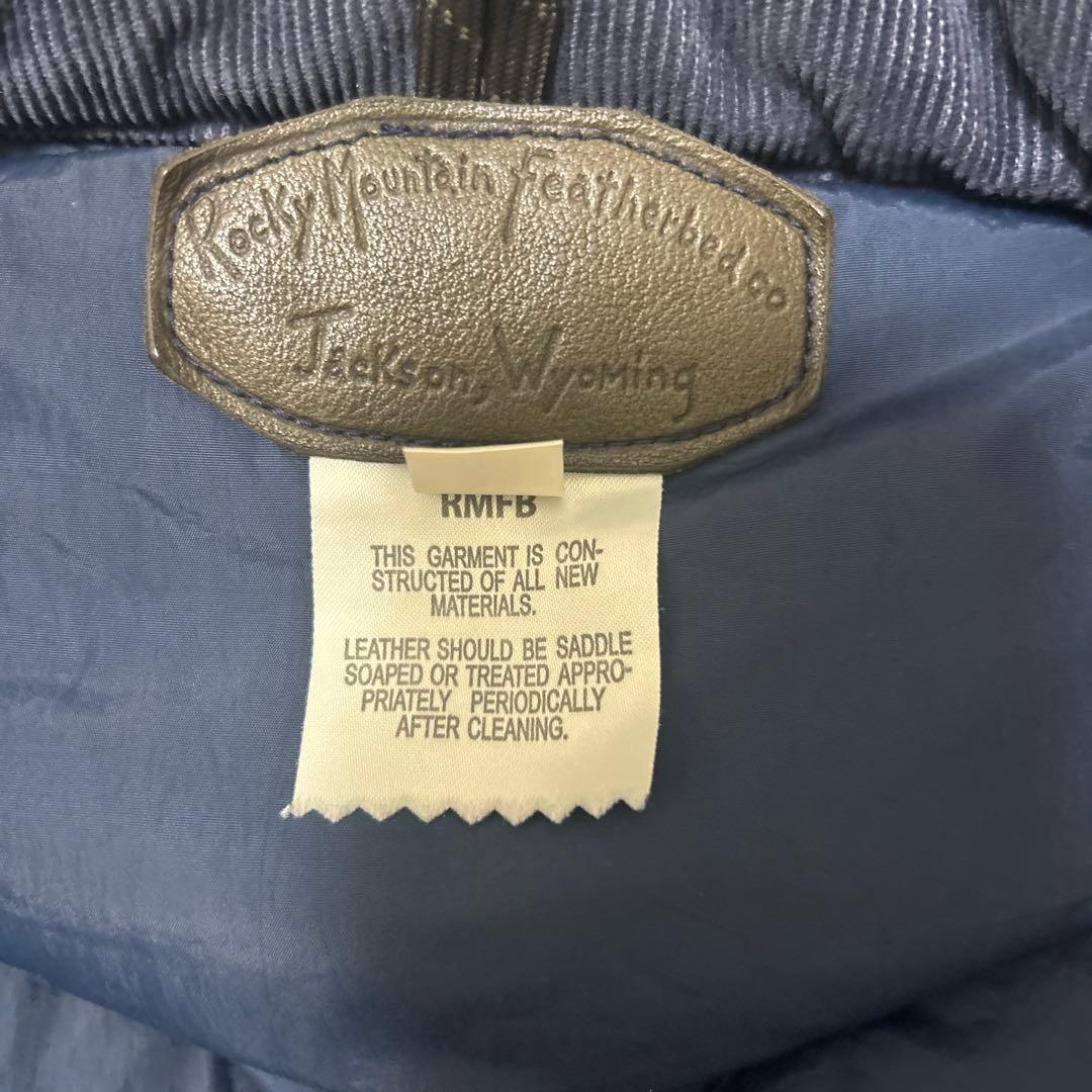 ロッキーマウンテンxヒステリックグラマー　ダウンベスト　デニム　レザー最終値下げ