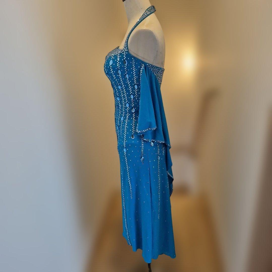 社交ダンス　ラテンドレス　青　S～M