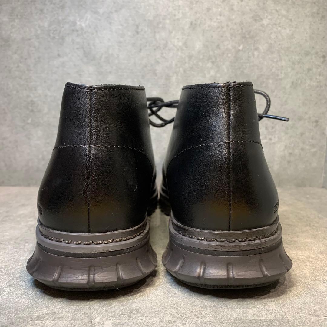 【極美品】コール ハーン ゼログランド チャッカブーツ レザー 24.5cm