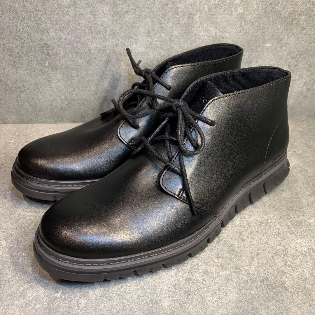 【極美品】コール ハーン ゼログランド チャッカブーツ レザー 24.5cm