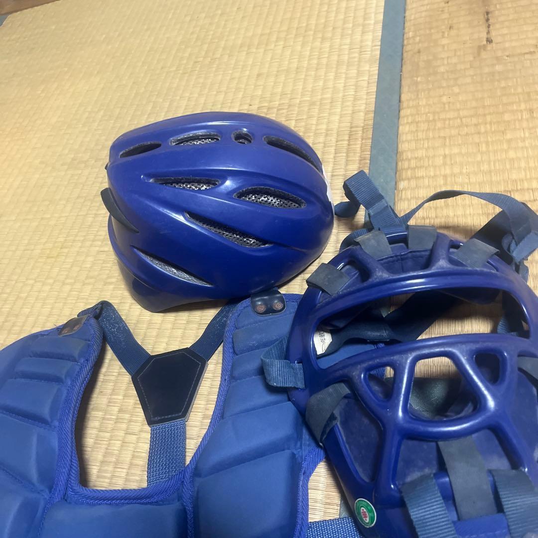 Mizuno JSBB キャッチャー防具 ネイビー