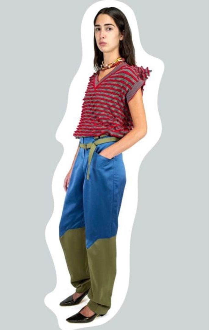 パンツ kiko kostadinov trigon pleated trouser