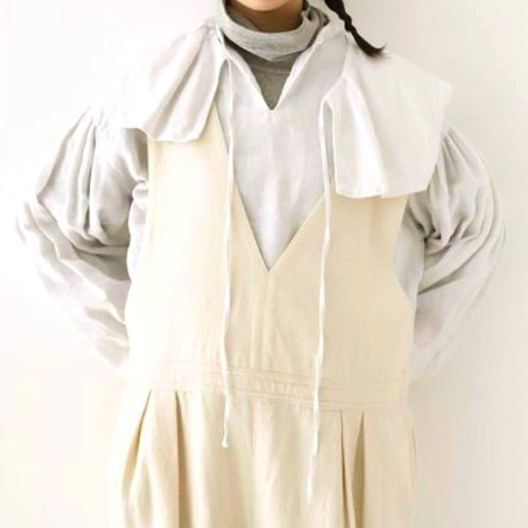 ネストローブ UpcycleLinoウール混デニム サロペット オールインワン