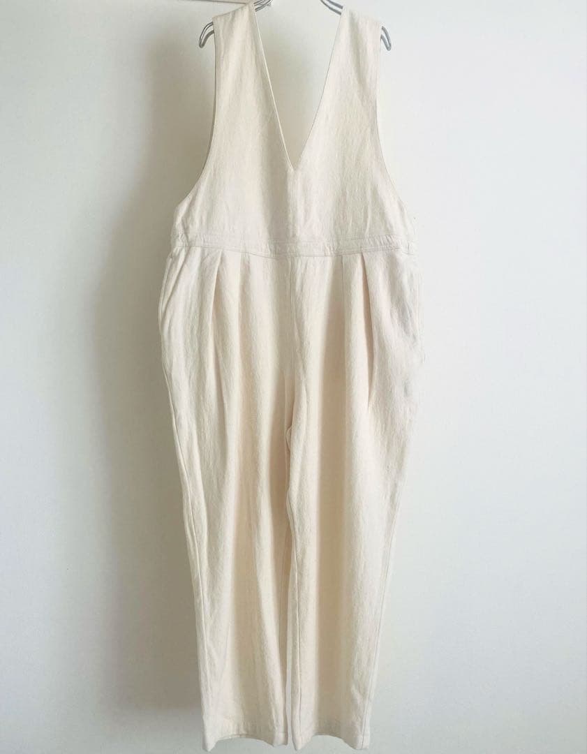 ネストローブ UpcycleLinoウール混デニム サロペット オールインワン