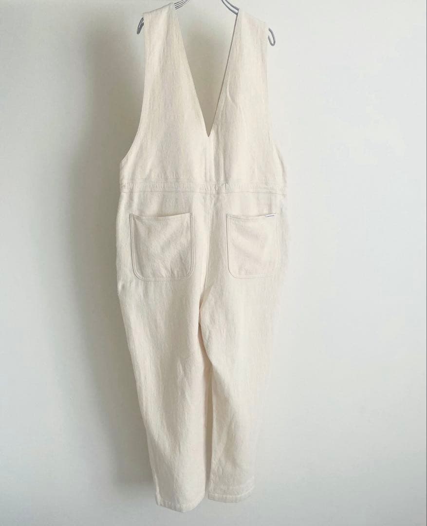 ネストローブ UpcycleLinoウール混デニム サロペット オールインワン