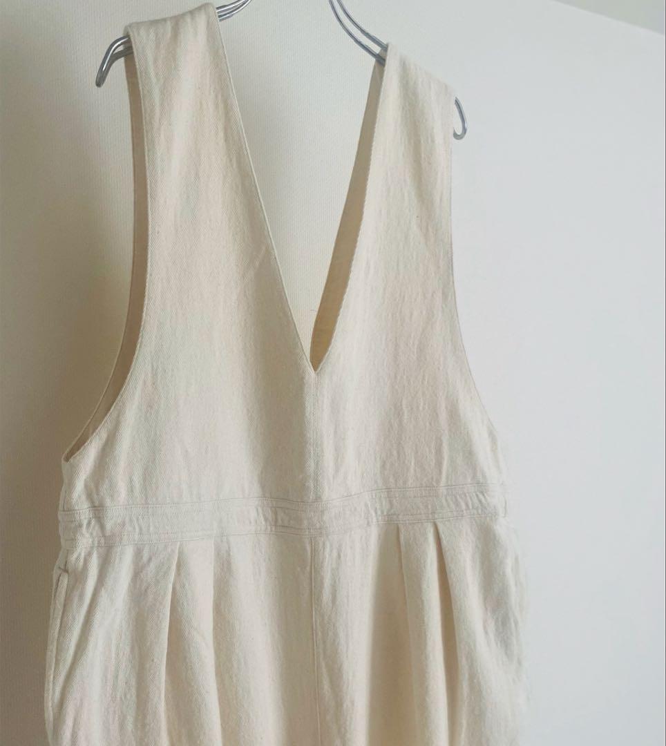 ネストローブ UpcycleLinoウール混デニム サロペット オールインワン