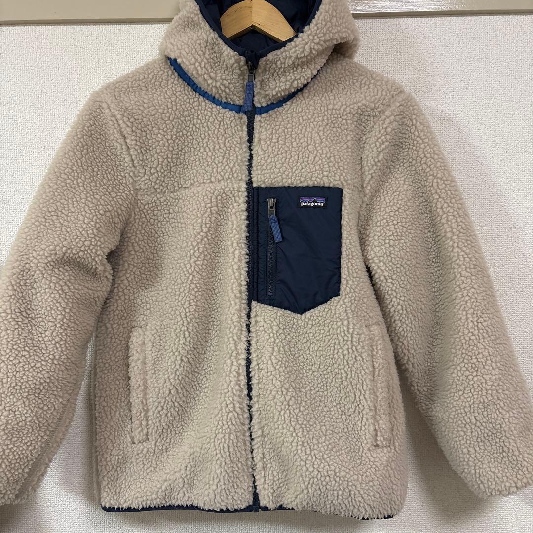 くろみpatagonia キッズ・リバーシブル・レディ・フレディ・フーディ