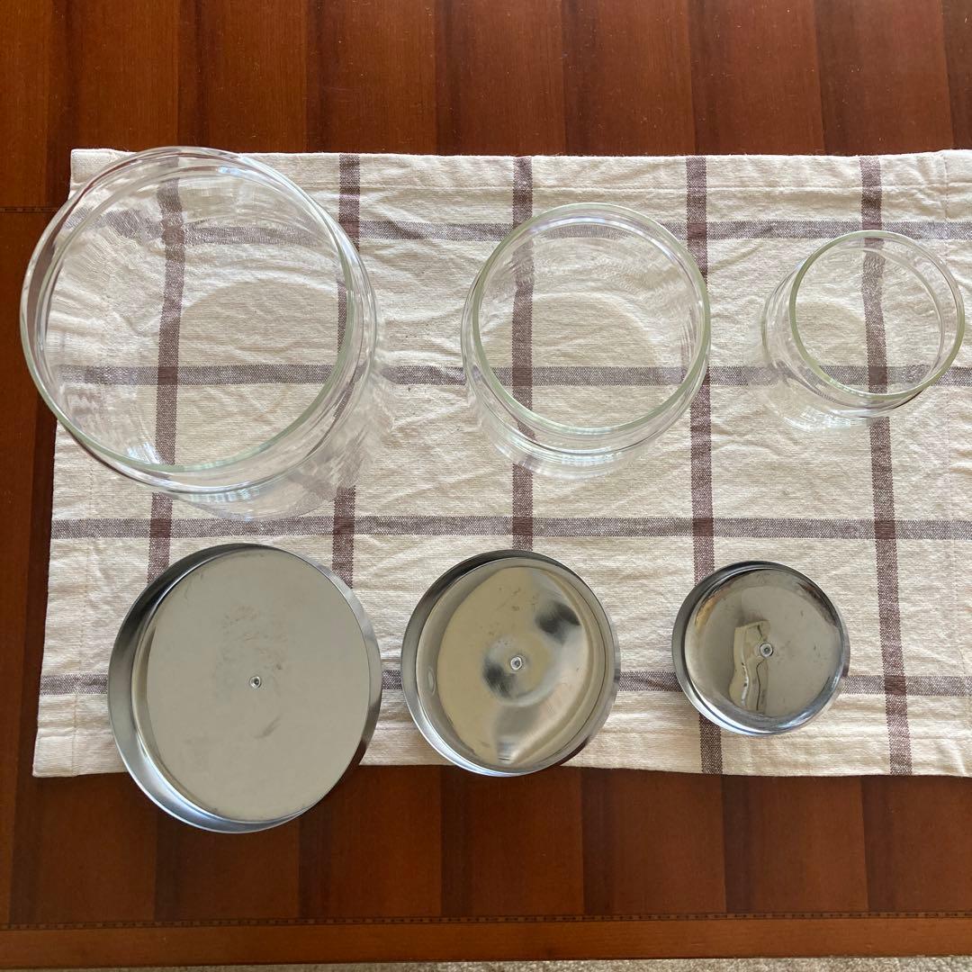 オールドパイレックス キャニスター　大・中・小　３個セット