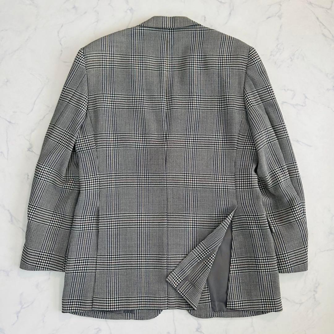 【極美品】バーバリーズ テーラードジャケット グレンチェック シングル M