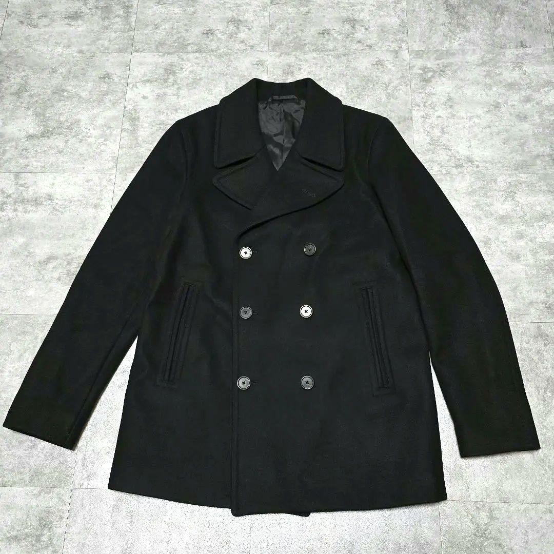 未使用級 teory セオリー 40 L ビーコート カシミヤ混 ブラック