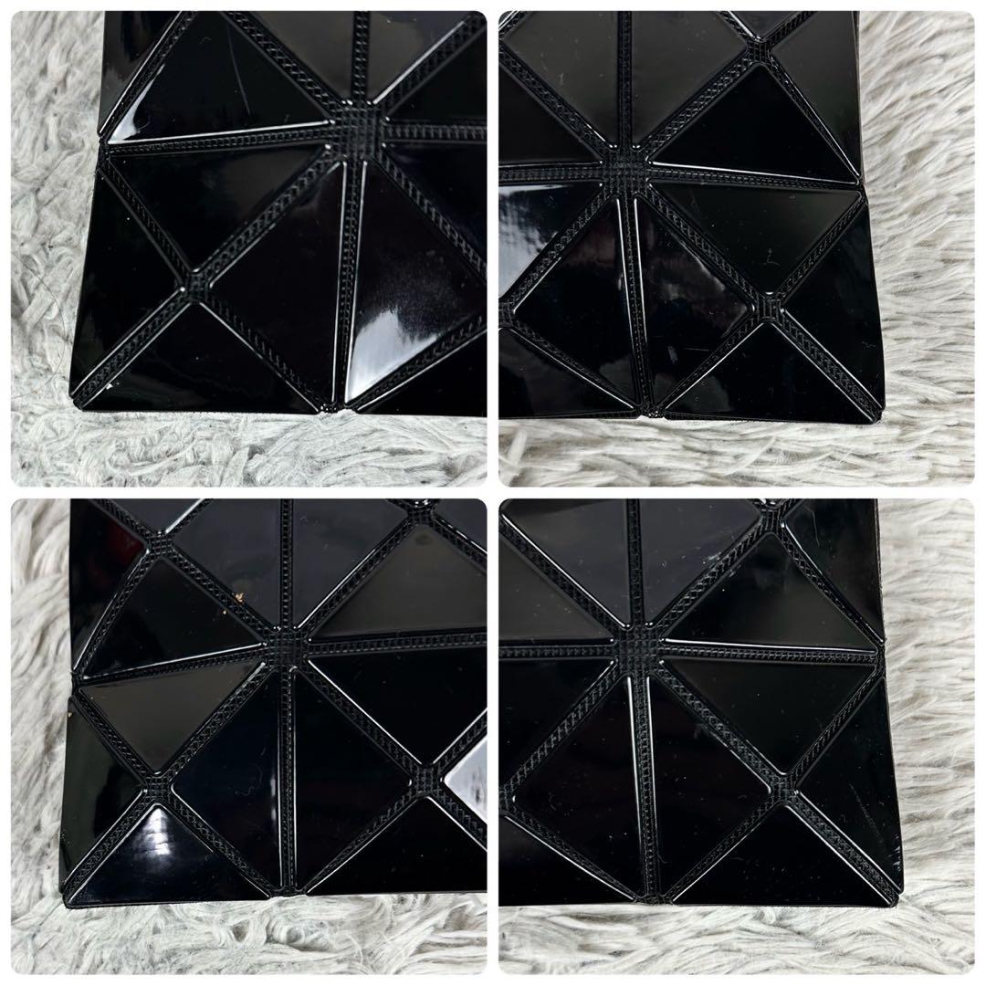 美品 バオバオイッセイミヤケ ショルダーバッグ ファスナー 斜め掛け ブラック