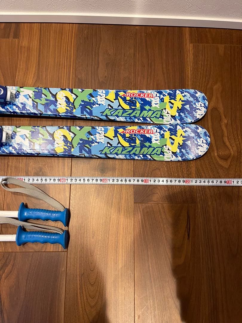 KAZAMA 子供用　スキー板 126cm ブーツ ストック セット ジュニア