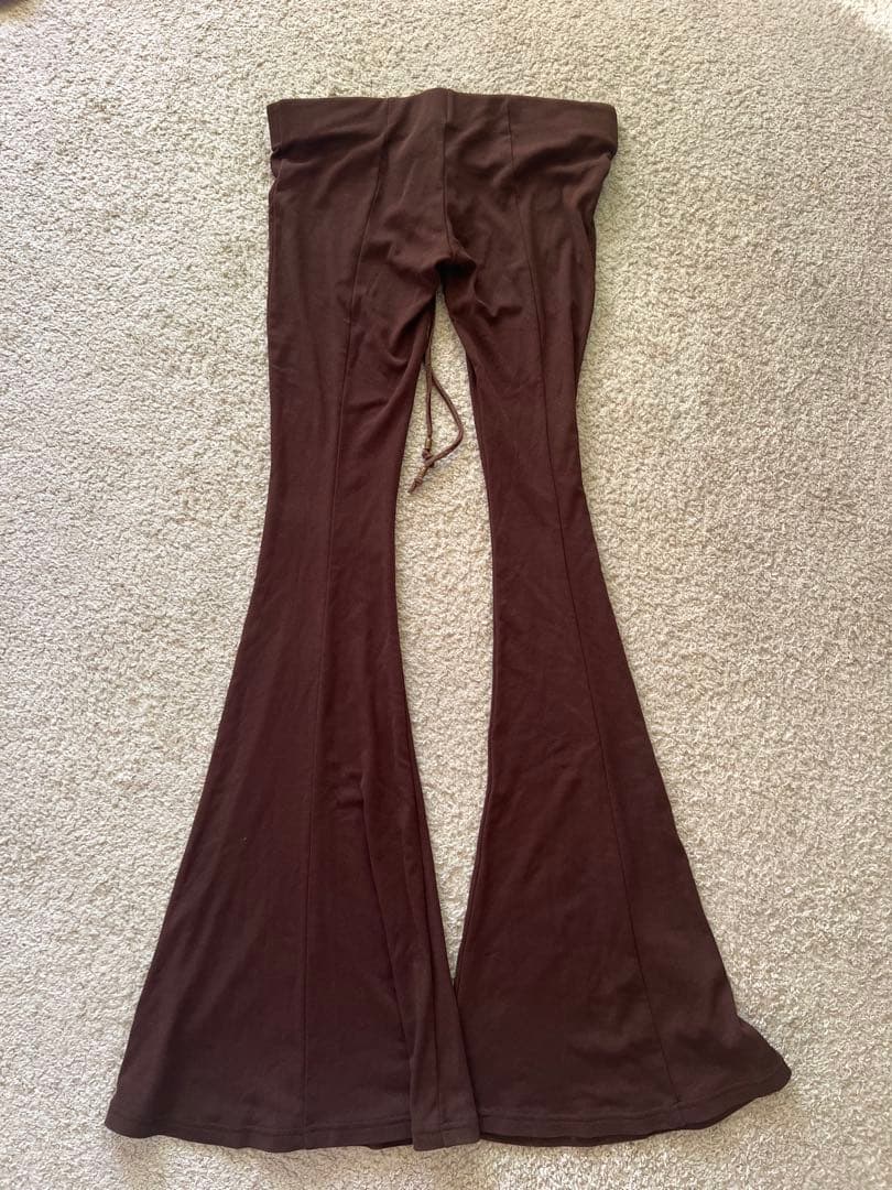 LEGRANDBLEU ブラウンフレアパンツLGBifsixwasnine