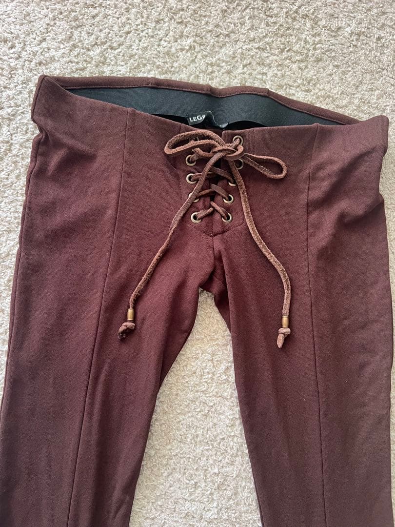 LEGRANDBLEU ブラウンフレアパンツLGBifsixwasnine