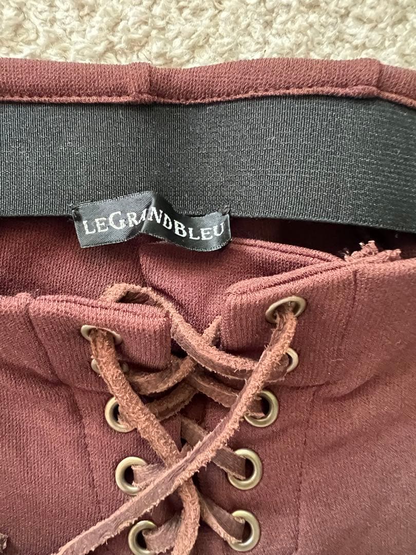 LEGRANDBLEU ブラウンフレアパンツLGBifsixwasnine