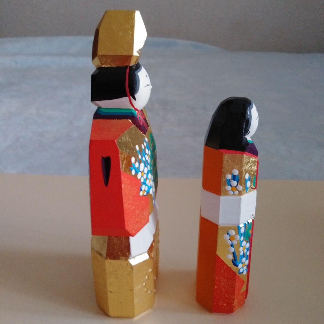 木製雛人形セット（専用箱付き）