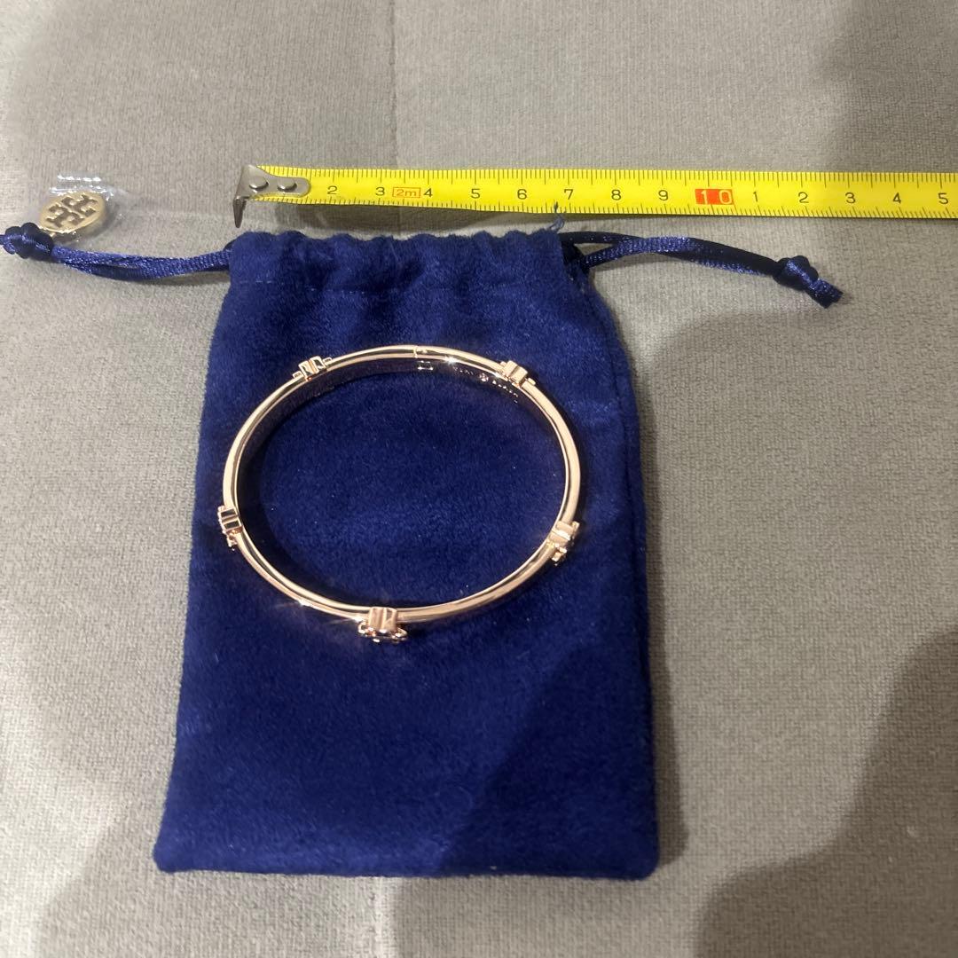 【新品未使用】Tory Burch ローズゴールド バングル