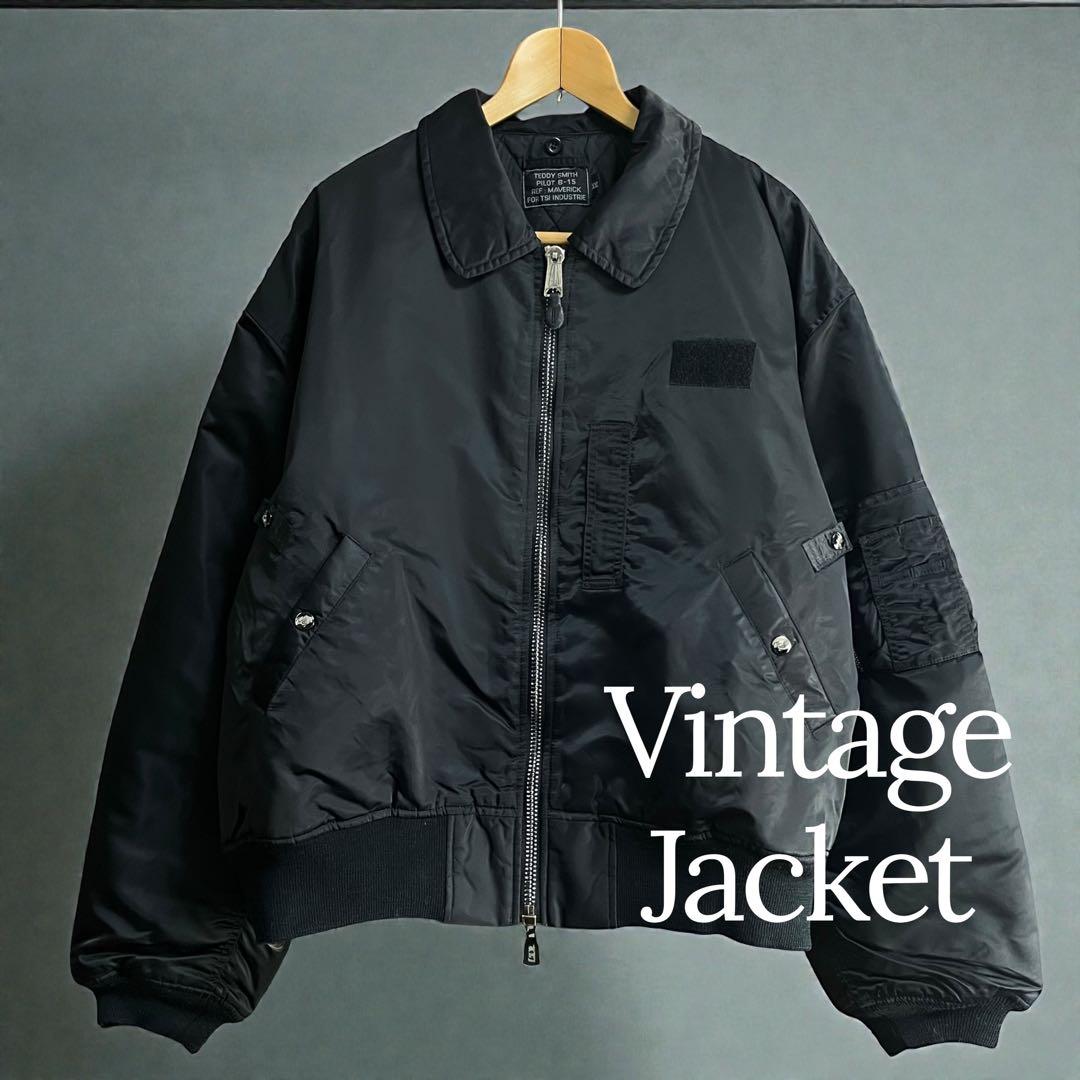 TEDDY SMITH B-15 フライトジャケット 中綿 XXL CWU 古着