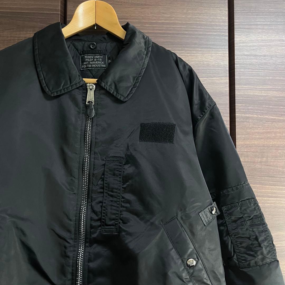 TEDDY SMITH B-15 フライトジャケット 中綿 XXL CWU 古着