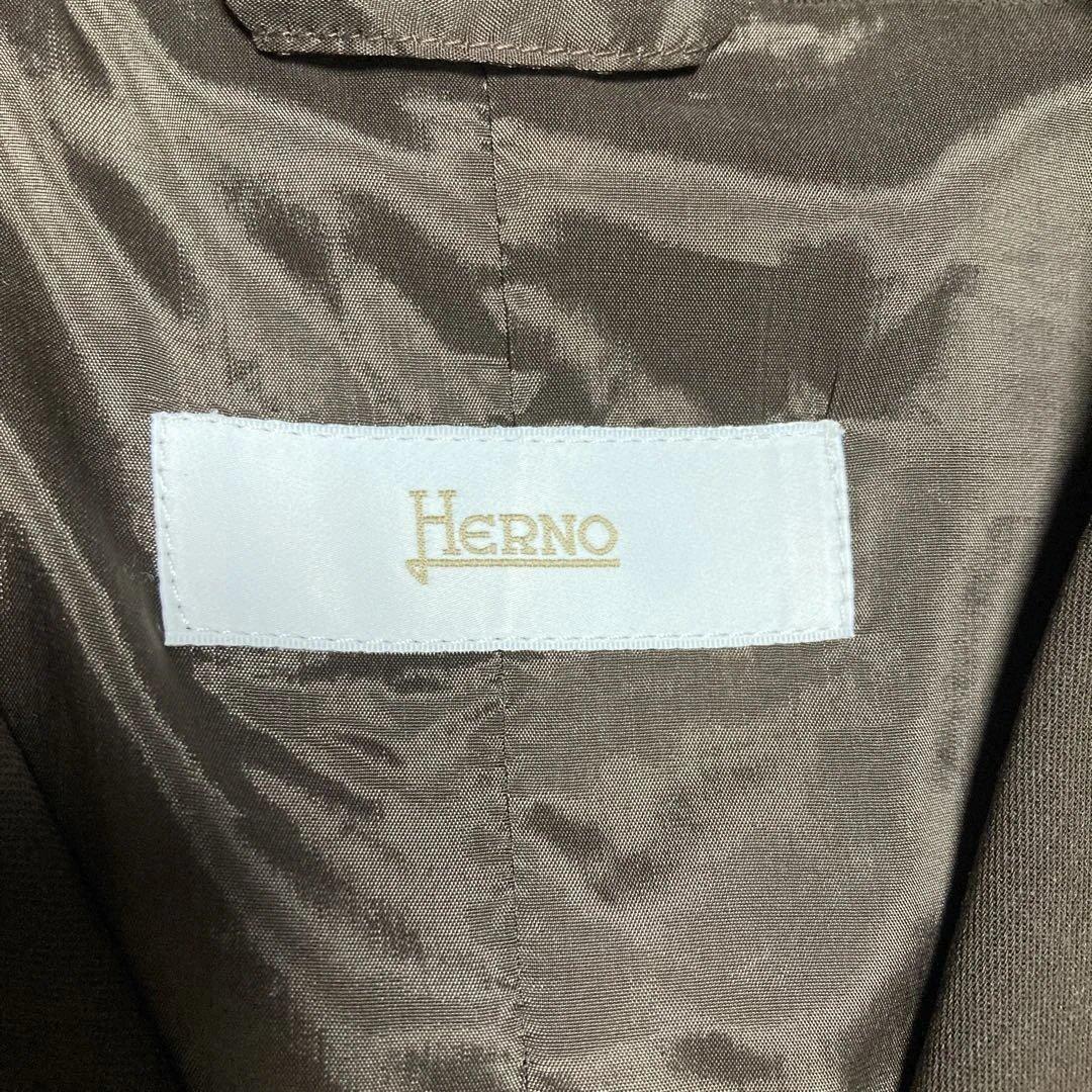 Herno ブラウン テーラードジャケット　46 イタリア製
